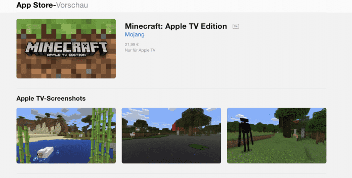 Minecraft Apple TV