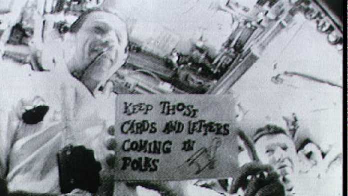 Vor 50 Jahren: Verschnupft und motzend im All – die bizarre Mission Apollo 7