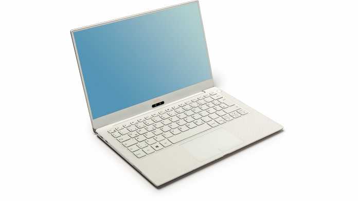 Dell XPS 13 (9370) im weißen Glasfasergeflecht statt Karbon
