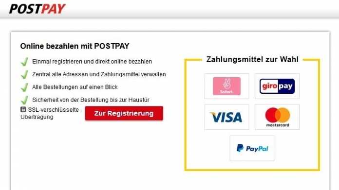 Postpay Kundenkonto Postpay Kundenkonto