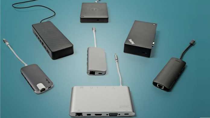 USB-C-Dockingstationen von Notebook-Herstellern und Drittanbietern