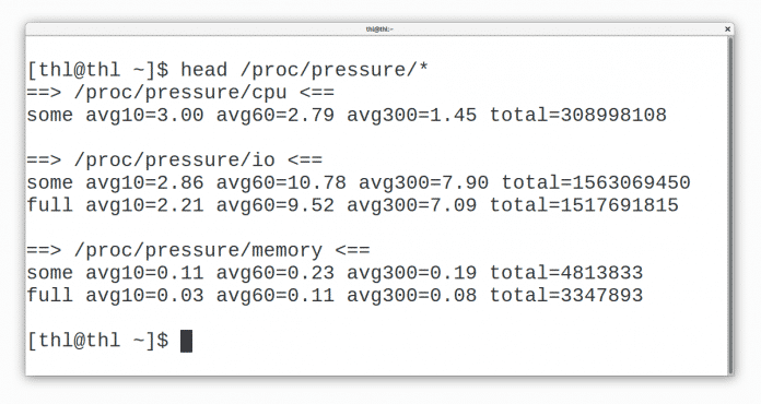 Pressure-stall Information bei Linux 4.20