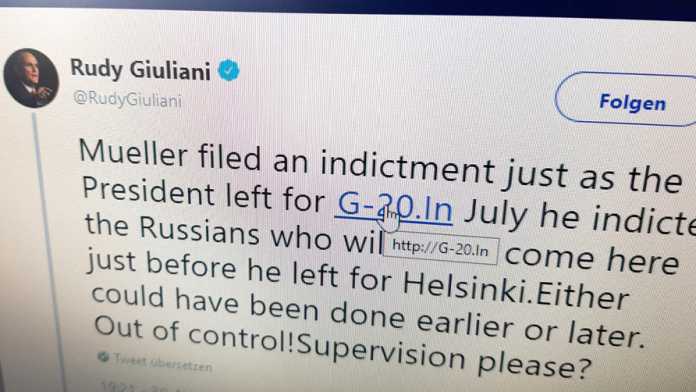 Trumps Cybersecurity-Berater versteht Twitter nicht: Posse um Rudy Giuliani
