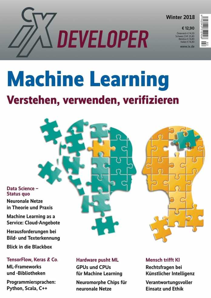 Auf 158 Seiten gibt das Sonderheft einen technischen Einblick in diverse Themen rund um Machine Learning.