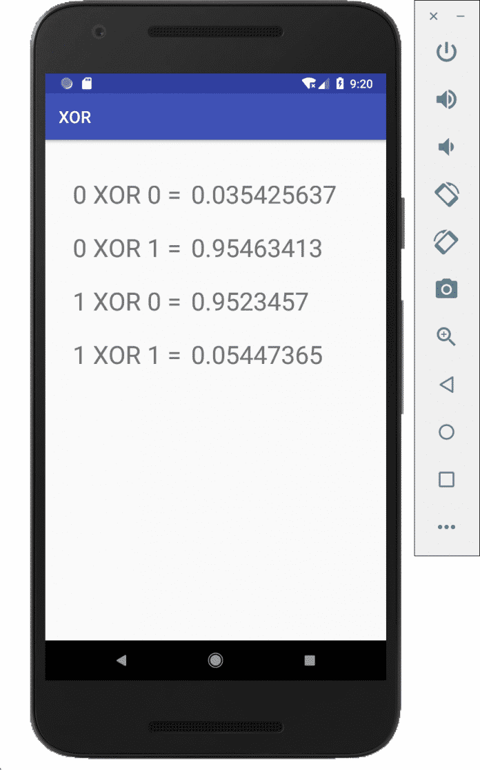 Android-XOR-Beispiel