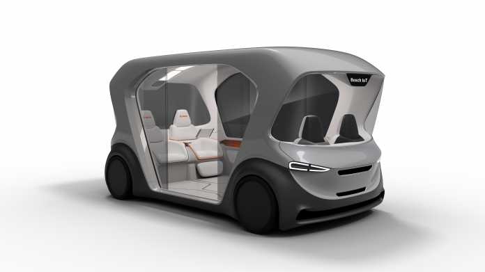 Bosch entwickelt autonomen Elektro-Shuttle