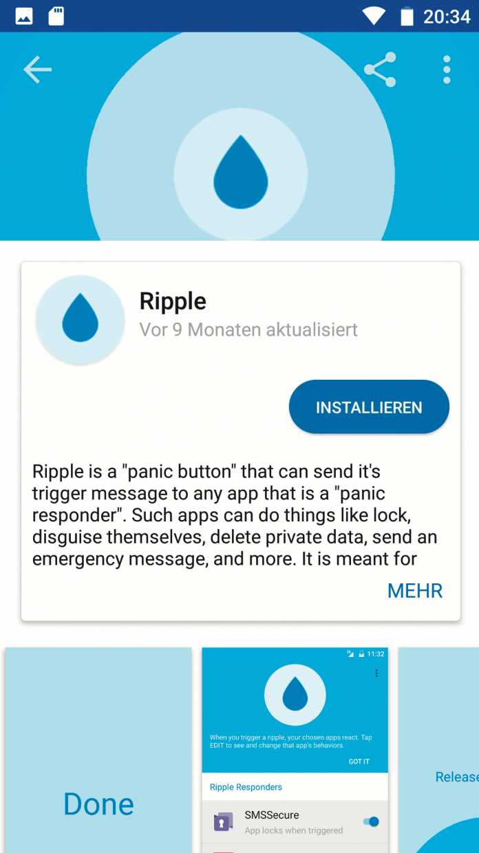 Die Ripple-App löscht bei Kontrollen brisante Inhalte vom Smartphone.