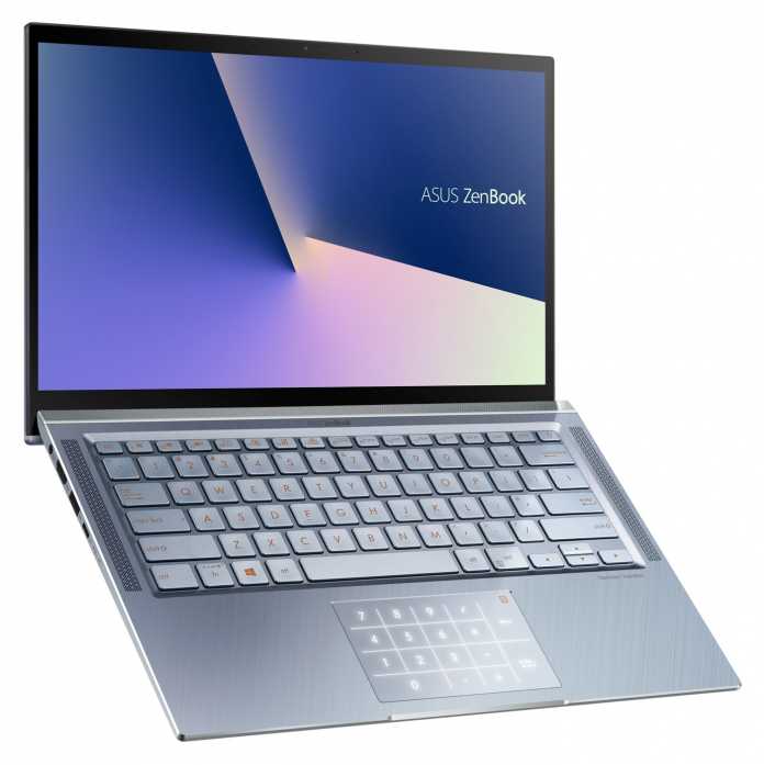Das Touchpad des ZenBook 14 lässt sich whalweise als Ziffernblock verwenden.