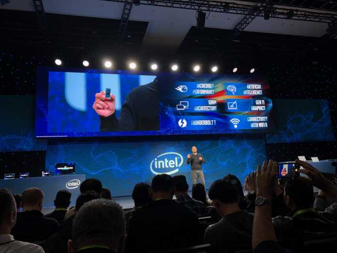 Intel zeigt eine Ice-Lake-SoC...