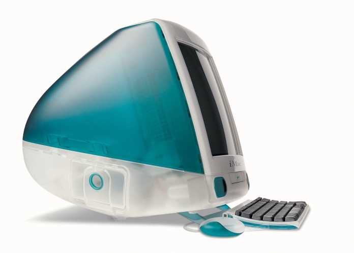1998: Mit dem iMac läutete Steve Jobs nach seiner Rückkehr den Kurswechsel ein. Apple stand damals am Rand der Pleite.