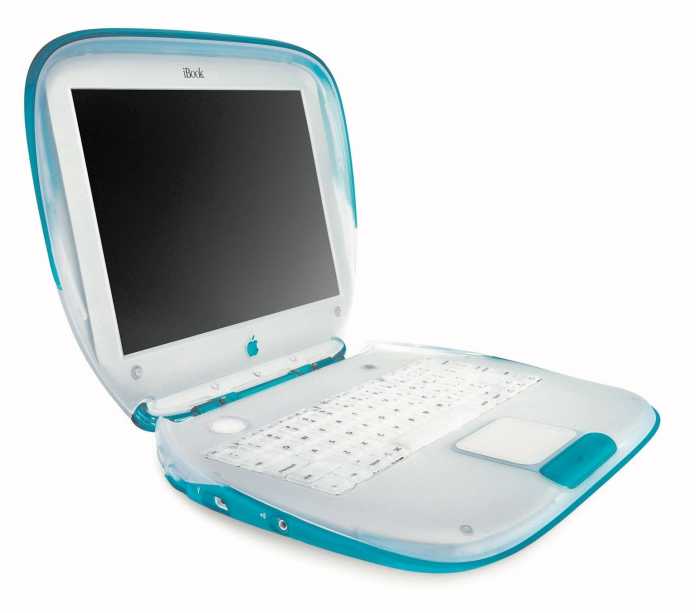1999: Apple-Chefdesigner Jony Ive setzte mit den bunten iBooks modische Akzente.