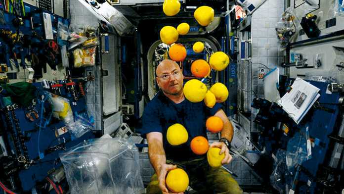 Scott Kelly auf der ISS