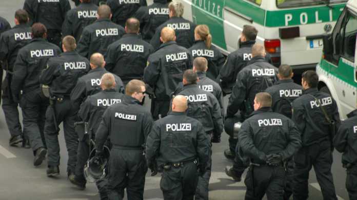 Polizeieinheit in Berlin