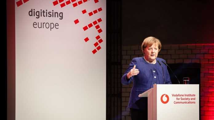 Internetökonomie: Merkel zweifelt an globalen Akteuren made in Europe
