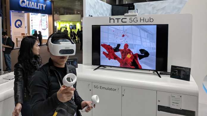 5G-Hub von HTC: Klein, leicht, akkubetrieben - und kann sogar VR-Cloud-Rendering