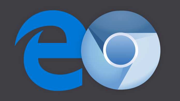 Screenshots zeigen Edge-Browser auf Chromium-Basis