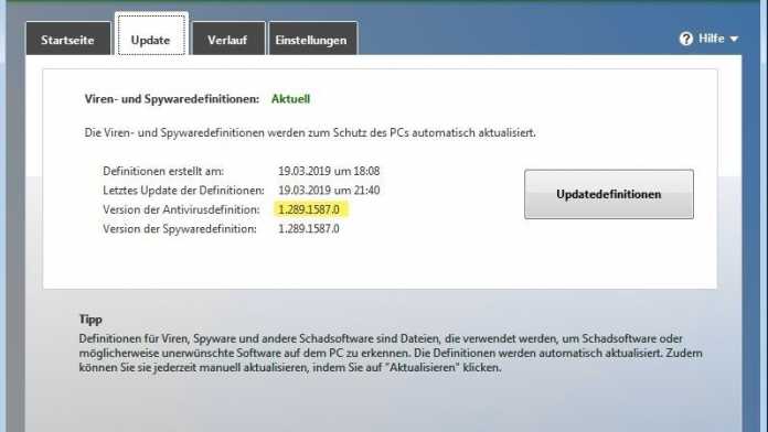 Microsofts Virenschutzlösungen SCEP/MSE/Defender am 19.3. für Stunden ausgefallen