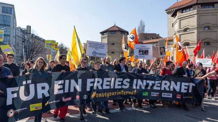 40.000 protestieren in München gegen Artikel 13