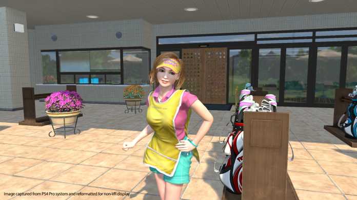Freundliche Anime-Damen geben in Everybody's Golf hilfreiche Tipps.