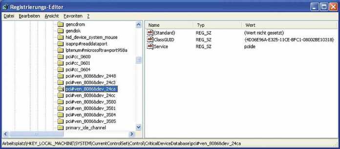 Die Datei mergeide.reg fügt Registry-Schlüssel für Hostadapter hinzu, die auf bestimmte „Services“ verweisen.