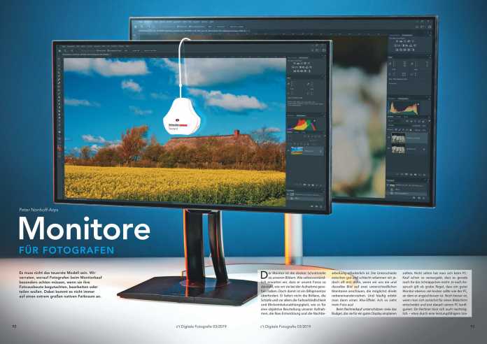 In der neuen Ausgabe der c't Fotografie verrät Redakteur Peter Nonhoff-Arps wie Fotografen den passenden Monitor finden.