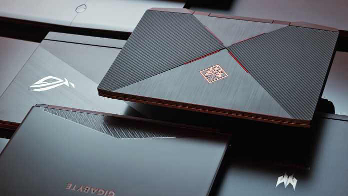 Flache Gaming-Notebooks mit den High-End-GPUs GeForce RTX 2070 Max-Q und RTX 2080 Max-Q
