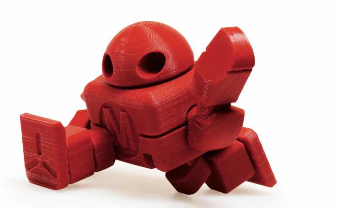 3D-Druckobjekt: vollbeweglicher Makey-Roboter