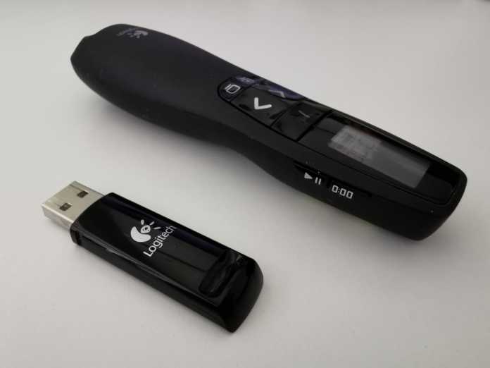 Logitech Wireless Presenter mit USB-Empfänger