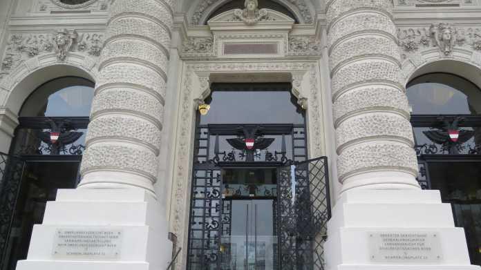 Eingang zum Obersten Gerichtshof in Wien
