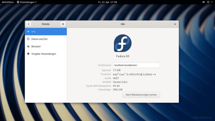 Linux-Distribution Fedora 30 mit noch mehr Desktop-Umgebungen