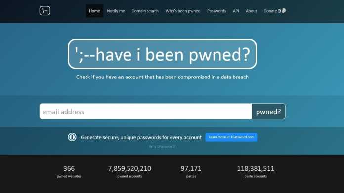 Leak-Datenbank &quot;Have I Been Pwned&quot; steht zum Verkauf