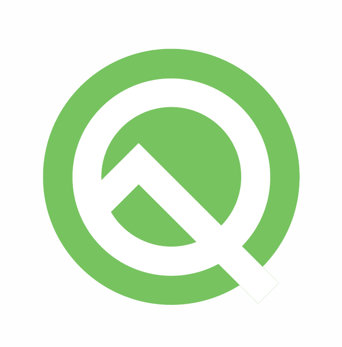 Das Logo von Android Q