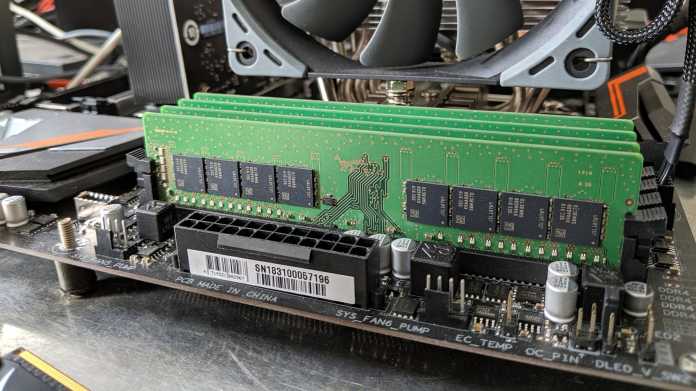 Nachgeprüft: 128 GByte DDR4-RAM mit AMD Ryzen und Intel Core-i