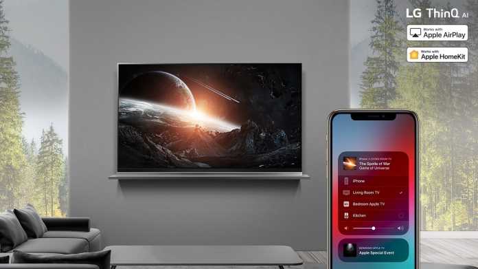 Erster HomeKit-Fernseher: LG bringt Update für 2019er-Modelle