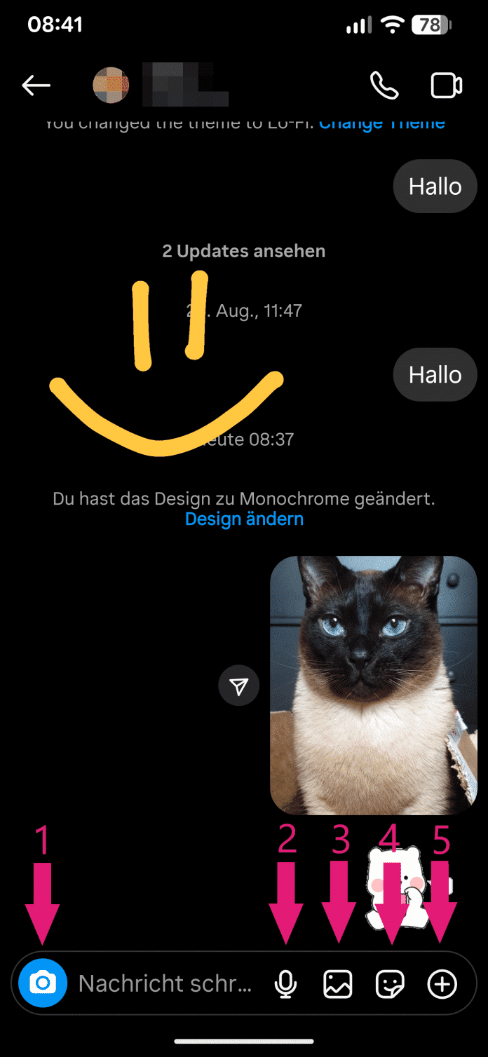 Instagram: Chat-Funktionen