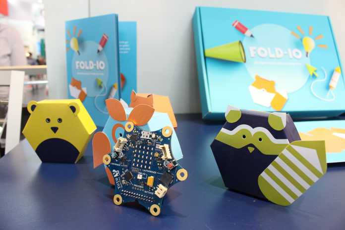 CEBIT 2018: Calliope mini und interaktive Gehäuse von fold-io.