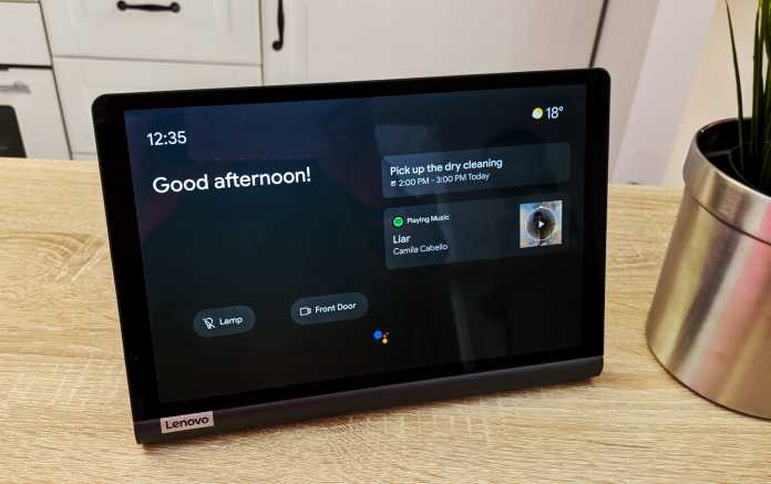Das Lenovo-Tablet ist eines der ersten Geräte mit dem Ambient Mode des Google Assistant.