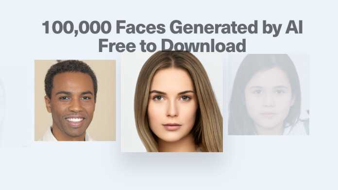 Stockfoto-Firma veröffentlicht 100.000 KI-Gesichter