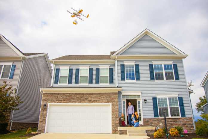 [Link auf https://medium.com/wing-aviation/wing-launches-americas-first-commercial-drone-delivery-service-to-homes-in-christiansburg-f8e8c3b2bb47]