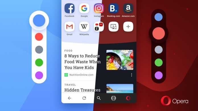 Browser: Opera 54 für Android mit neuem Aussehen