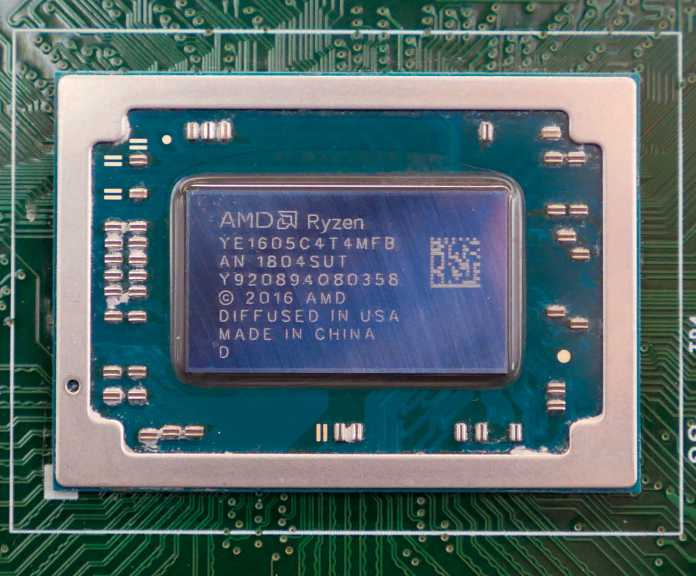 Bei der Vega-GPU im Notebook-Ryzen – hier eine ältere Embedded-Variante – dreht AMD jetzt bis Stufe 11 auf.