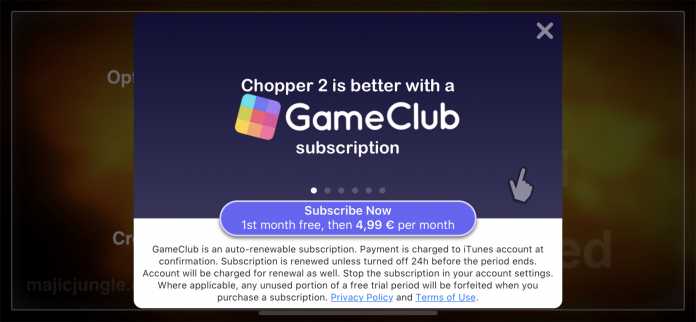 In den neu aufgelegten Spielen wird nun prominent auf Gameclub verwiesen – auch für Käufer der App.