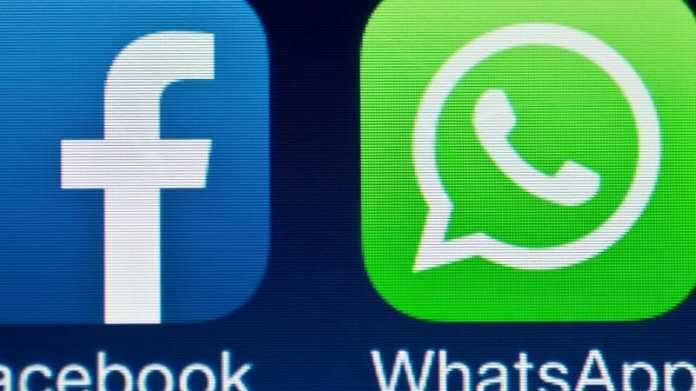 Icons &quot;Facebook&quot; und &quot;WhatsApp&quot;
