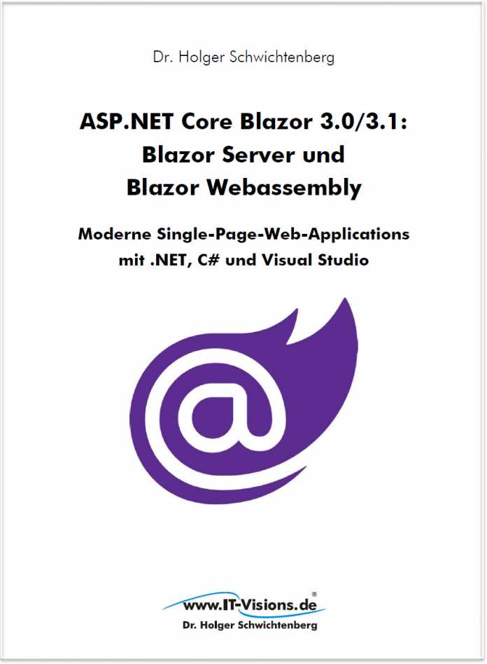 Buch zu ASP.NET Core Blazor Server und Blazor Webassembly