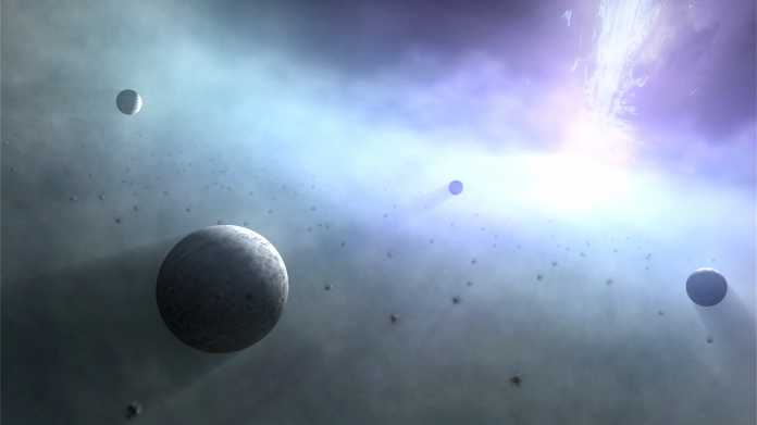 Forscher halten gigantische Planetensysteme um Schwarze Löcher für möglich