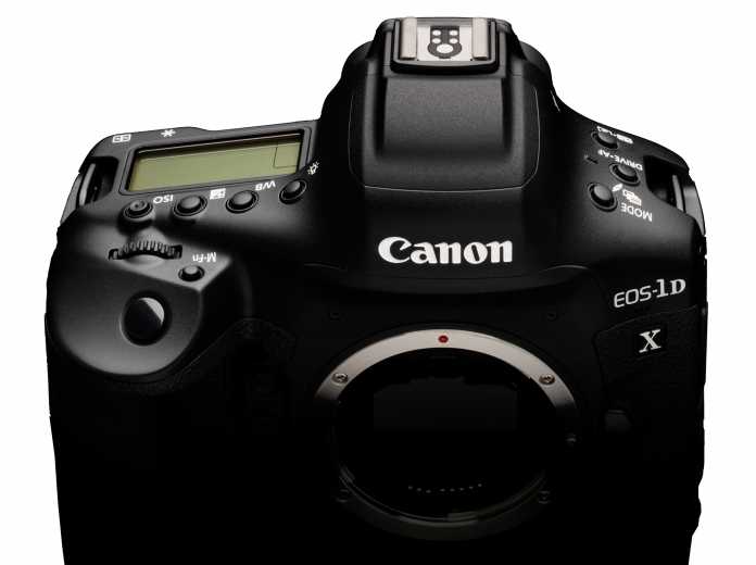 Canon EOS-1D X Mark III von oben