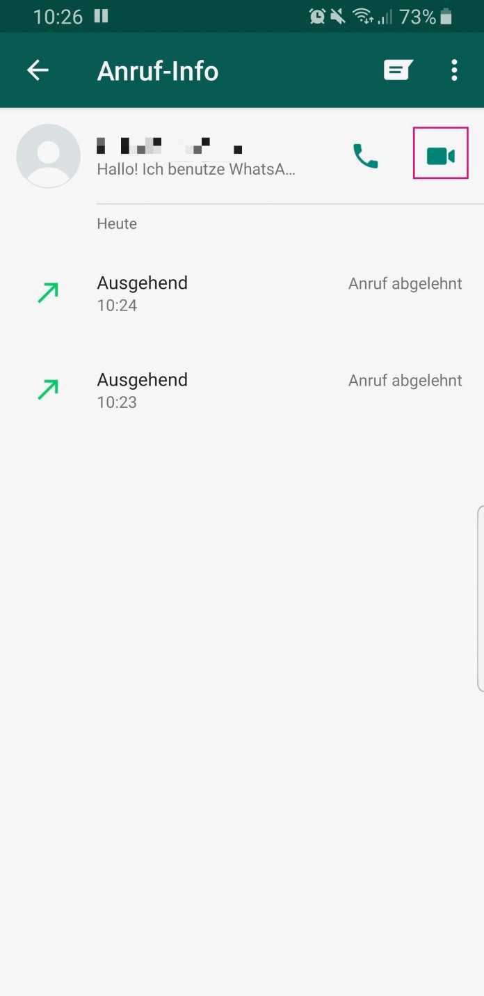 WhatsApp Videoanruf starten heise online