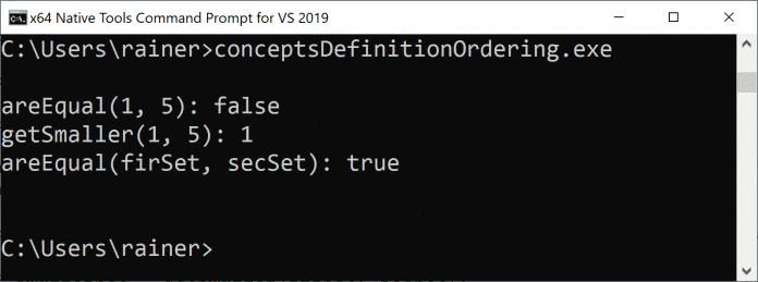 C++20: Die Concepts Equal und Ordering definieren