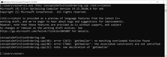 C++20: Die Concepts Equal und Ordering definieren