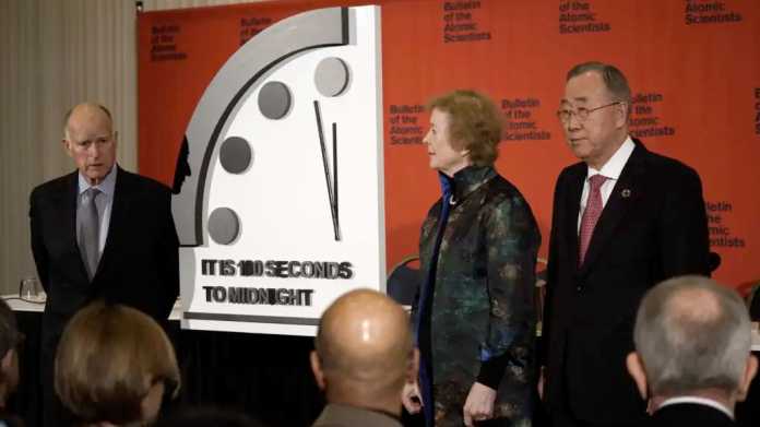 Doomsday Clock: Nur noch 100 Sekunden vor dem Weltuntergang